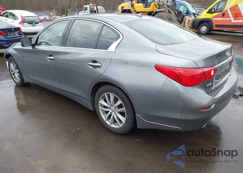 2015 Infiniti Q50 из США, поврежденный, VIN JN1BV7AR2FM405023